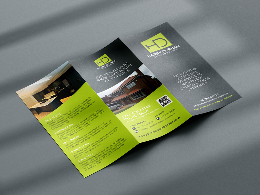 construction brochure design ireland