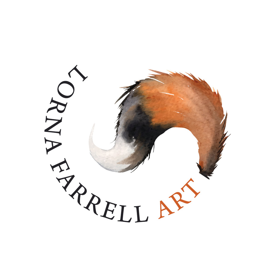 Artist-logo design fox tail